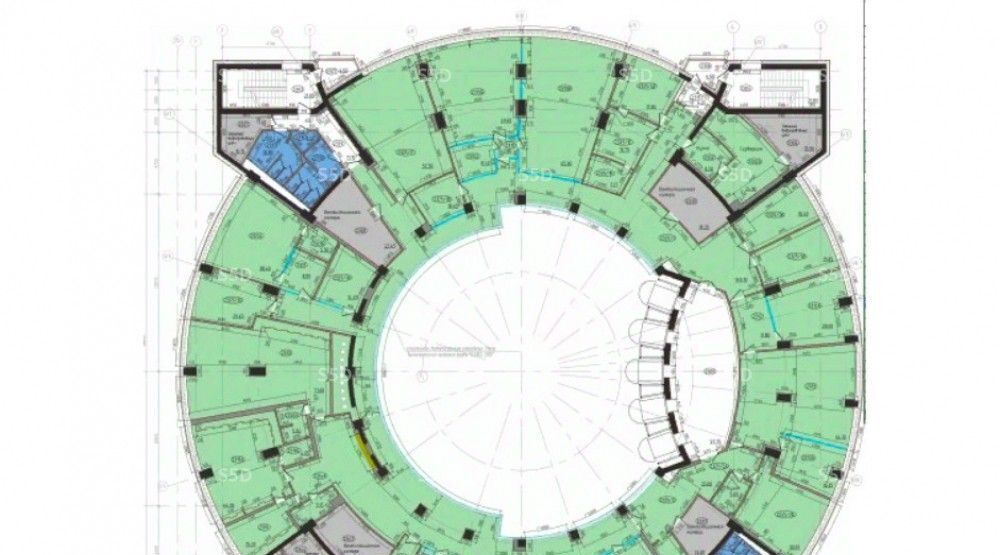 офис г Москва метро Деловой центр ул Тестовская 10 муниципальный округ Пресненский фото 2