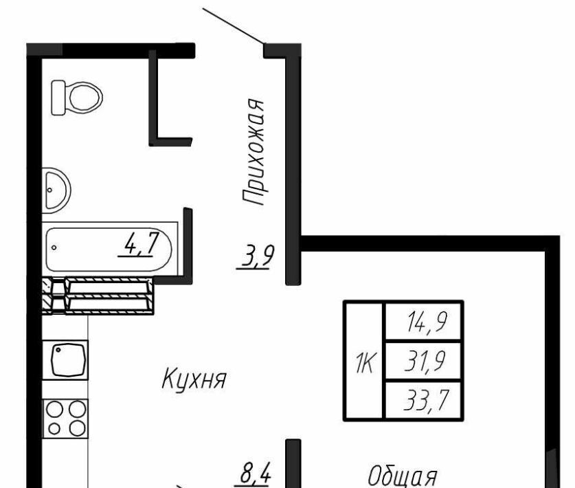 квартира р-н Тосненский п Тельмана ЖК «Сибирь» Рыбацкое фото 1