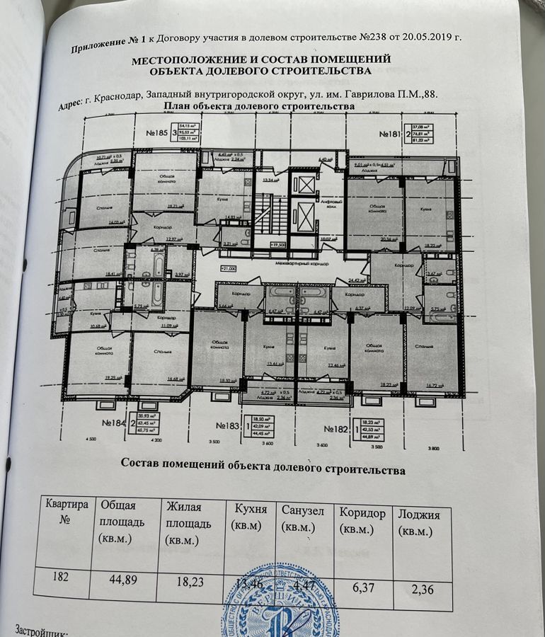 квартира г Краснодар р-н Западный ул им. Гаврилова П.М. 88 фото 1