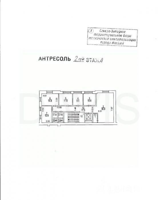 офис г Москва метро Тушинская проезд Строительный 7ак/9 муниципальный округ Южное Тушино фото 16