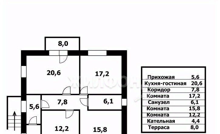 дом р-н Новосибирский с Каменка Каменский сельсовет фото 26