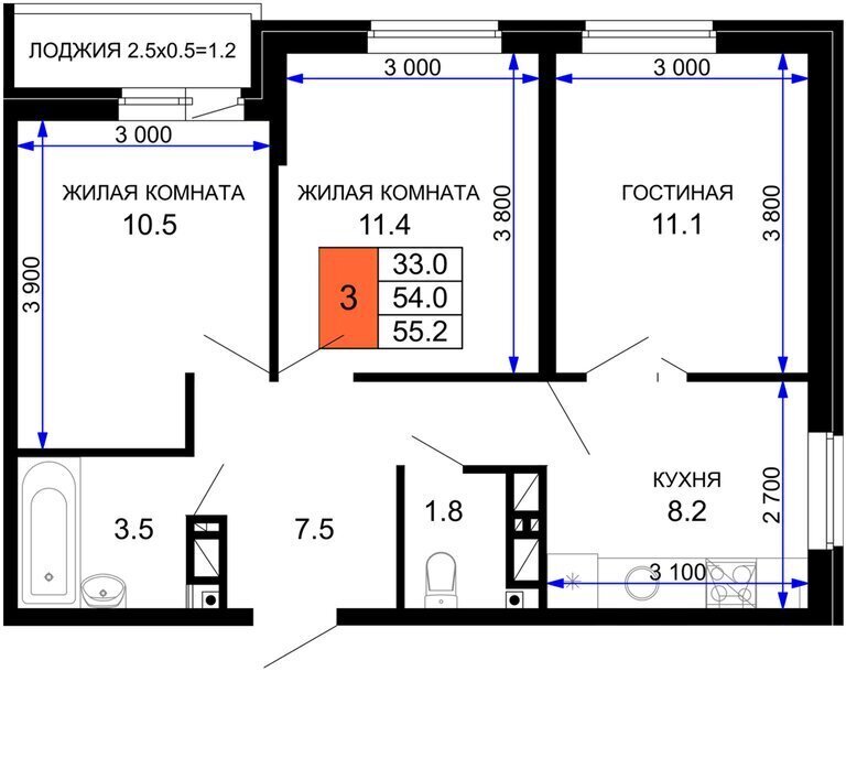 квартира г Краснодар р-н Прикубанский ЖК «Дыхание» фото 1