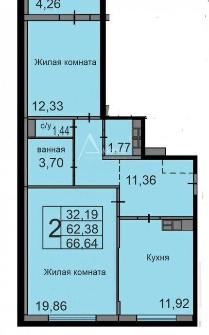 квартира г Калуга ул Минская 30 фото 13