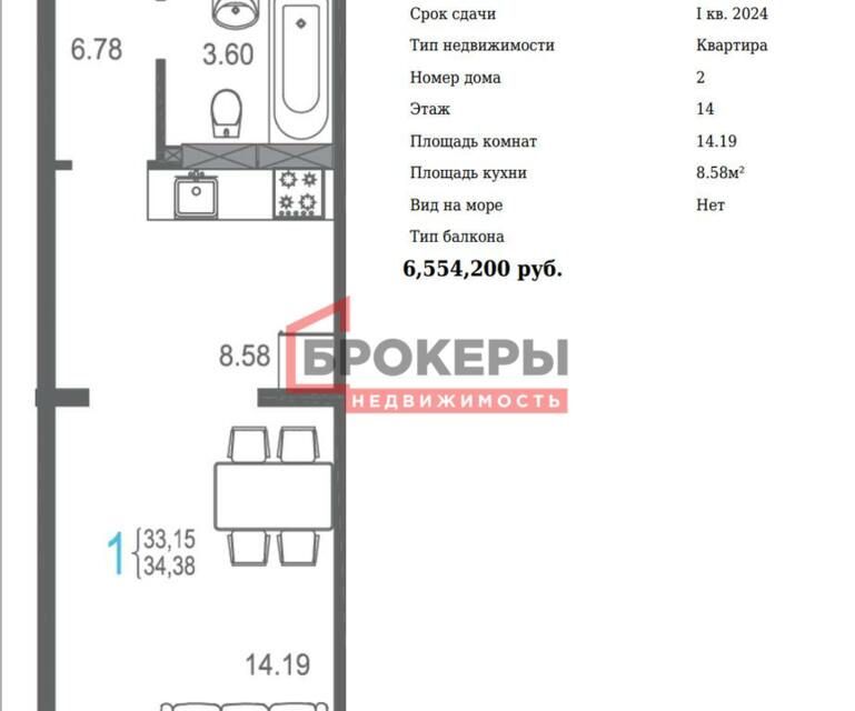 квартира г Ялта ул Кирова 155а/2 Ялта городской округ фото 3