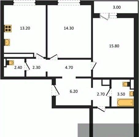 квартира р-н Центральный ул Шишкова 140б/16 фото