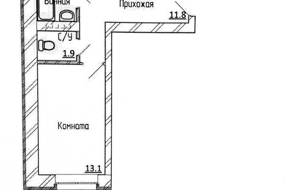 квартира р-н Ярославский д Кузнечиха ул Нефтяников 19 Кузнечихинское сельское поселение фото 10