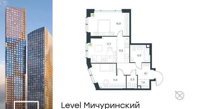 ЖК Левел Мичуринский к 8 фото