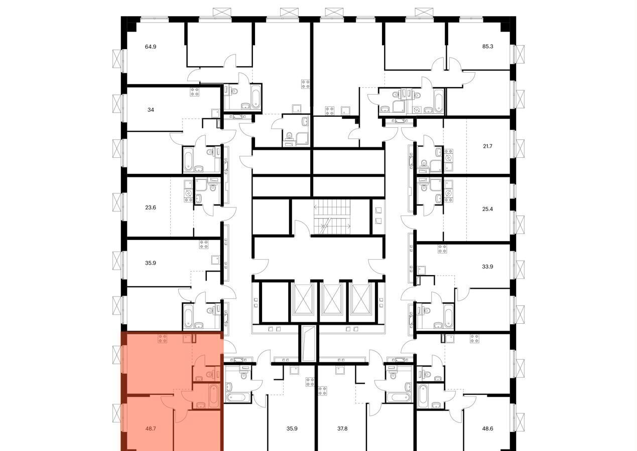 квартира г Москва метро Бибирево ул Римского-Корсакова 13 жилой комплекс «Римского-Корсакова 11» муниципальный округ Отрадное фото 2