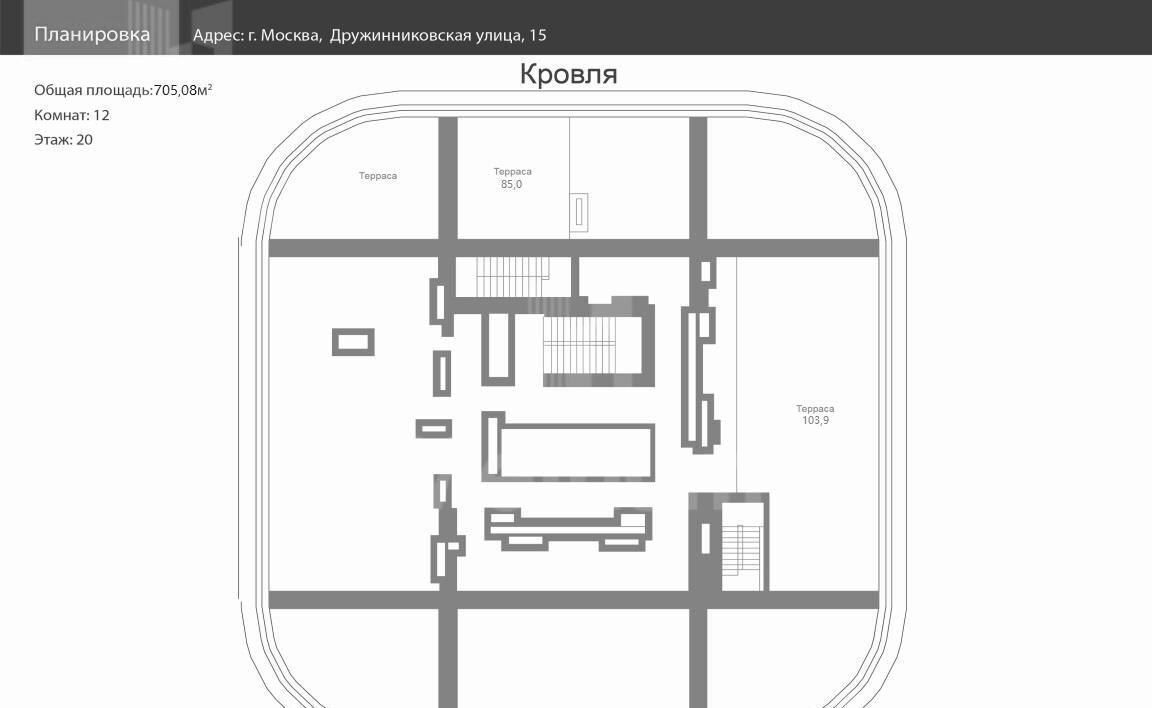 квартира г Москва метро Краснопресненская ул Дружинниковская 15 апарт-комплекс Sky View муниципальный округ Пресненский фото 14