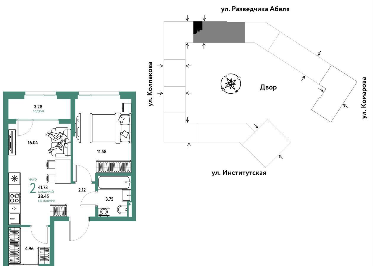 квартира г Москва метро Технопарк пр-кт Андропова 3 оч фото 1