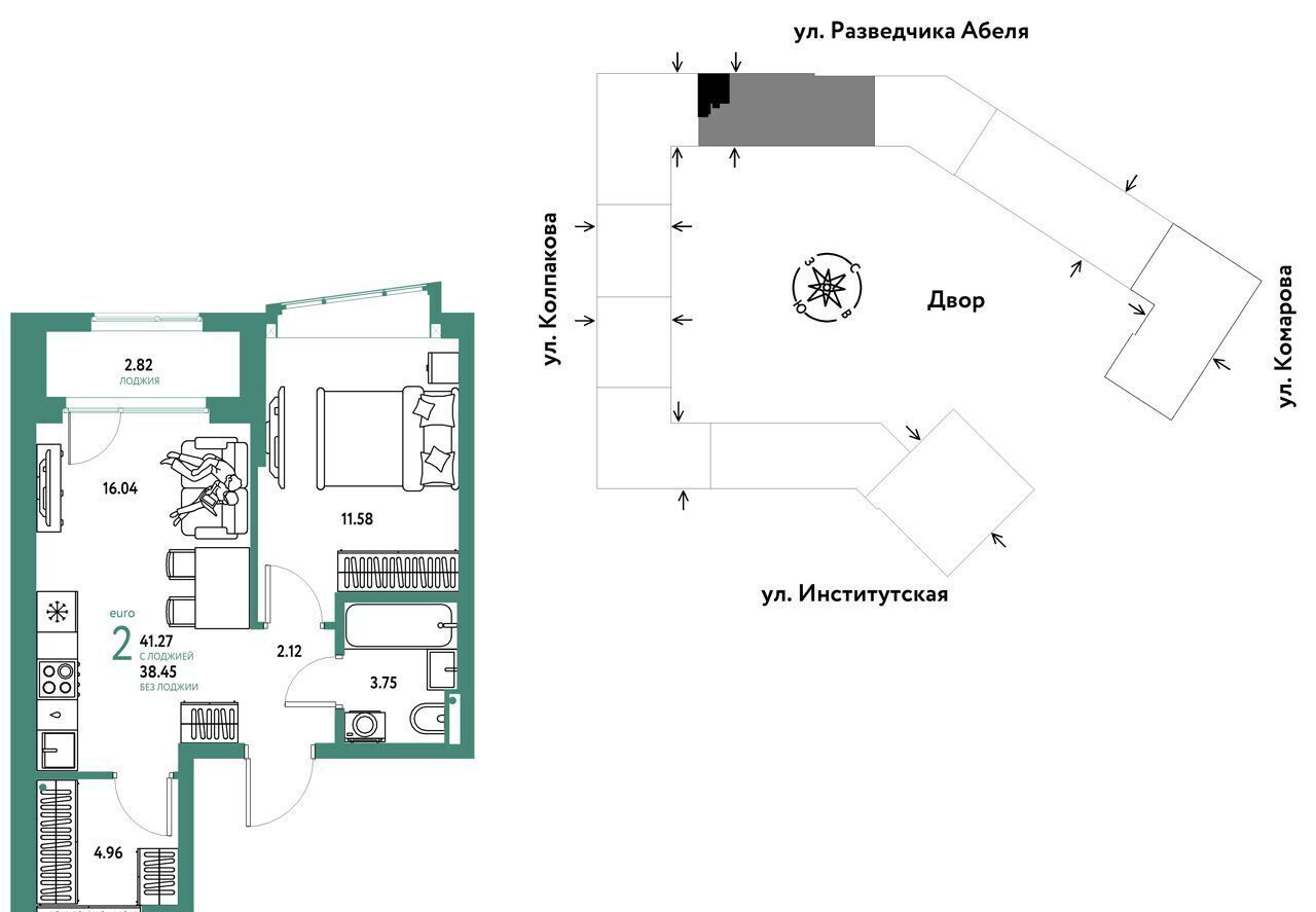 квартира г Москва метро Технопарк пр-кт Андропова 3 оч фото 1