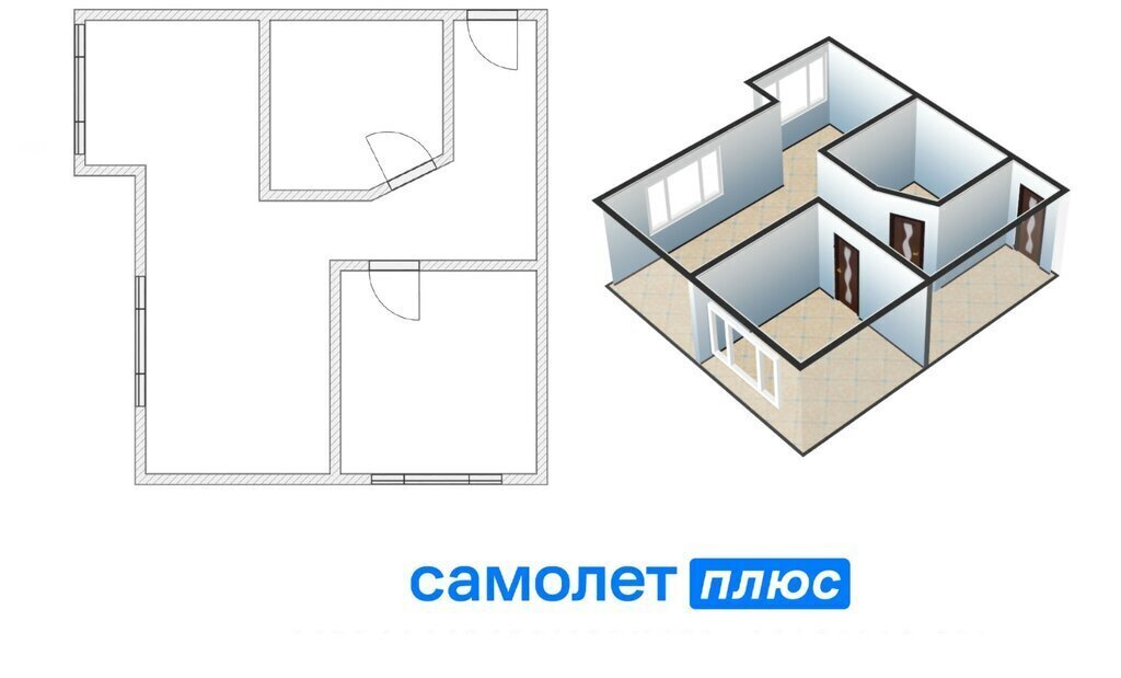 квартира г Кемерово р-н Рудничный Лесная Поляна б-р Кедровый 2 фото 2