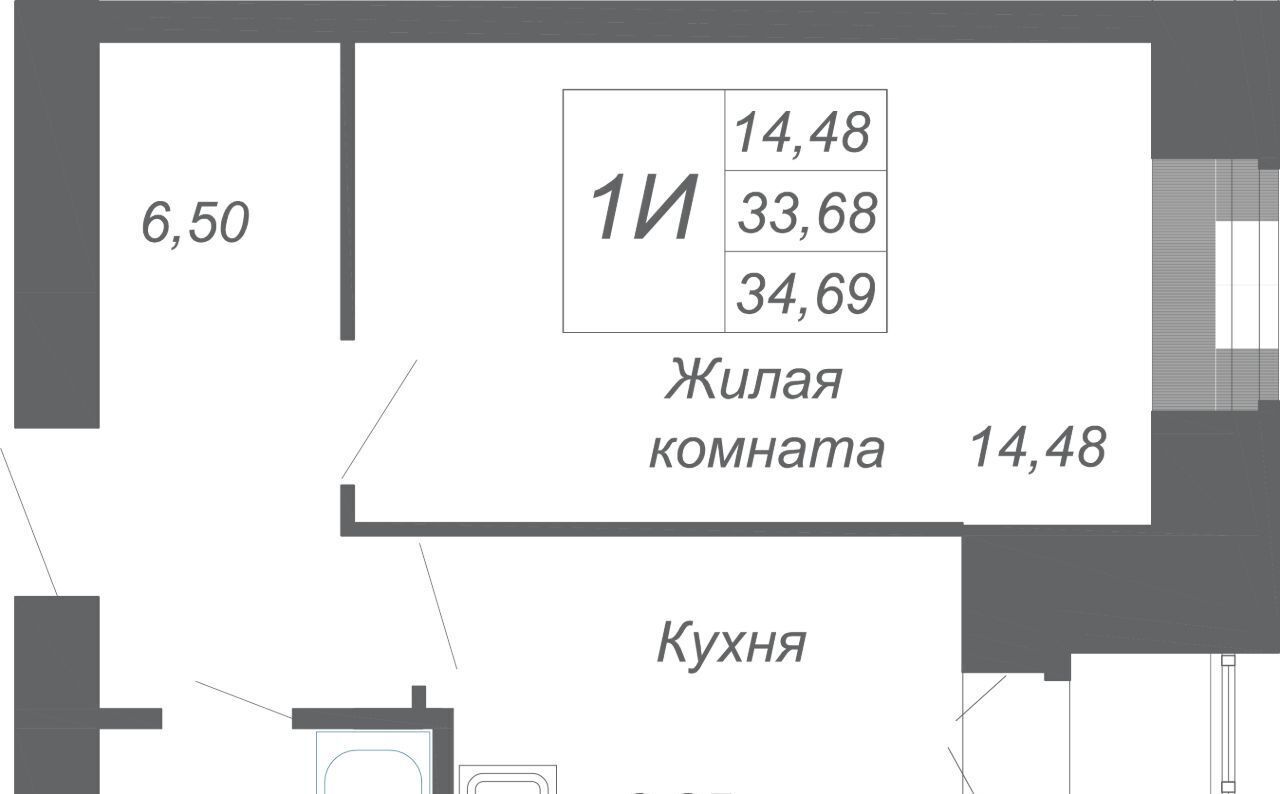 квартира р-н Зеленодольский с Осиново ЖК «Радужный-2» Осиновское с/пос, Авиастроительная фото 1