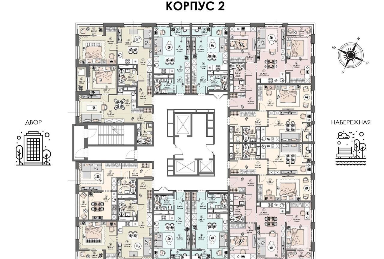 квартира г Пушкино ул Надсоновская жилой дом фото 2