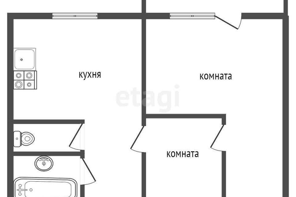 квартира г Златоуст Златоустовский городской округ, 40 лет Победы, 38 фото 8