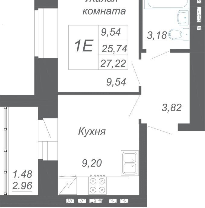 квартира р-н Зеленодольский с Осиново ЖК «Радужный-2» Козья слобода фото 1