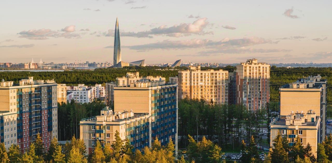 квартира г Санкт-Петербург метро Комендантский Проспект ЖК «Юнтолово» округ Лахта-Ольгино фото 3