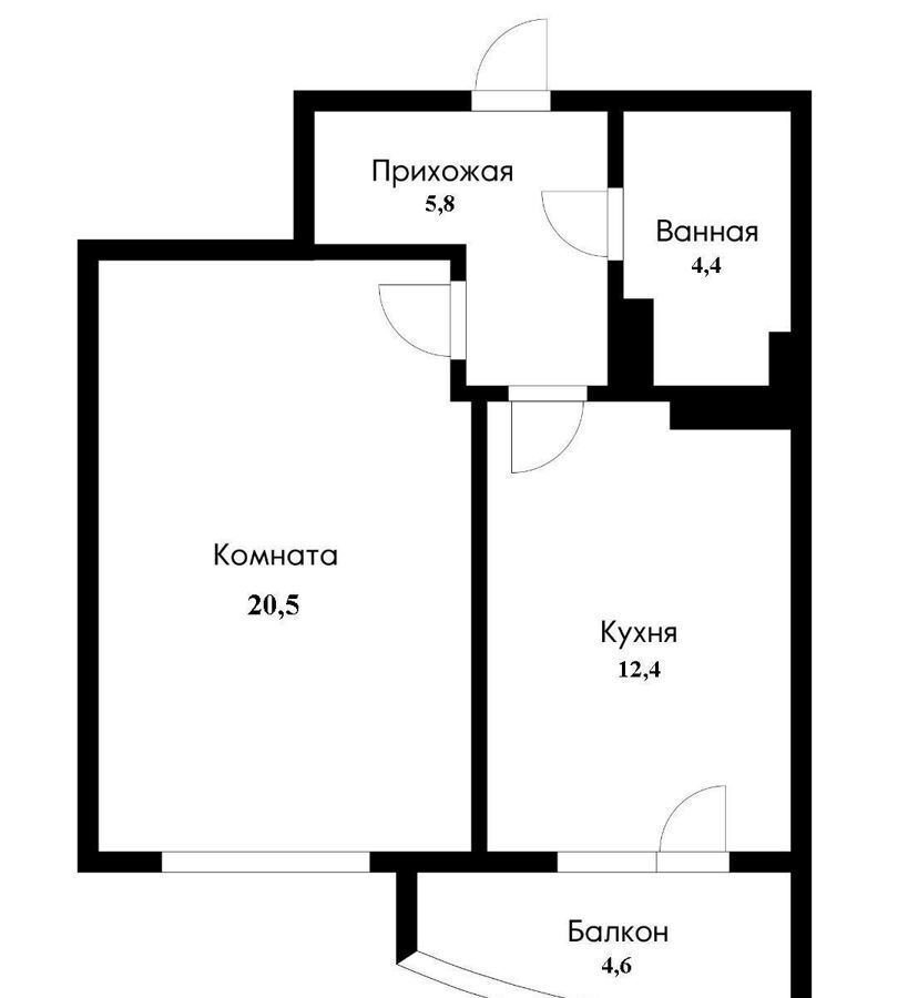 квартира г Краснодар р-н Прикубанский ул им. Симиренко 71к/1 фото 6