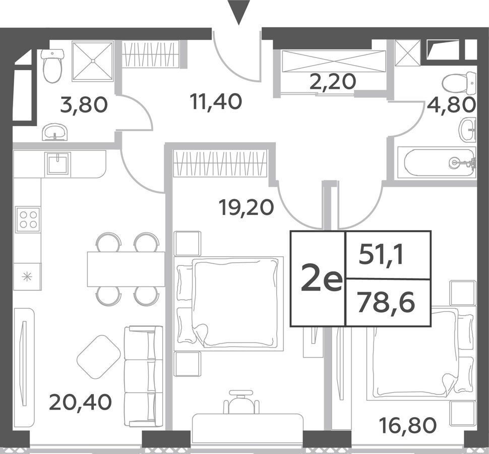 квартира г Москва метро Раменки ул Минская 1 ЖК WILL TOWERS муниципальный округ Раменки фото 1