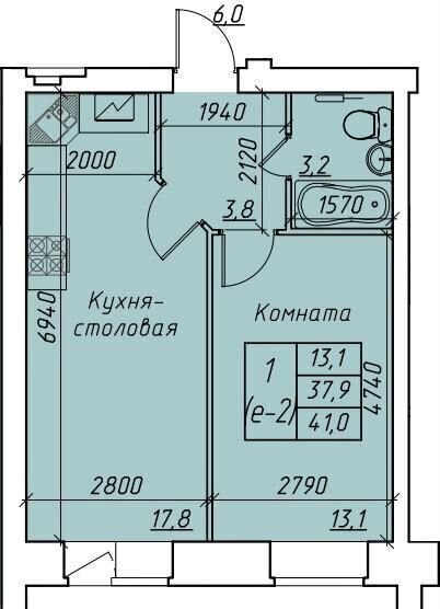 квартира г Вологда ул Молодежная 3 ЖК «Династия» фото 1