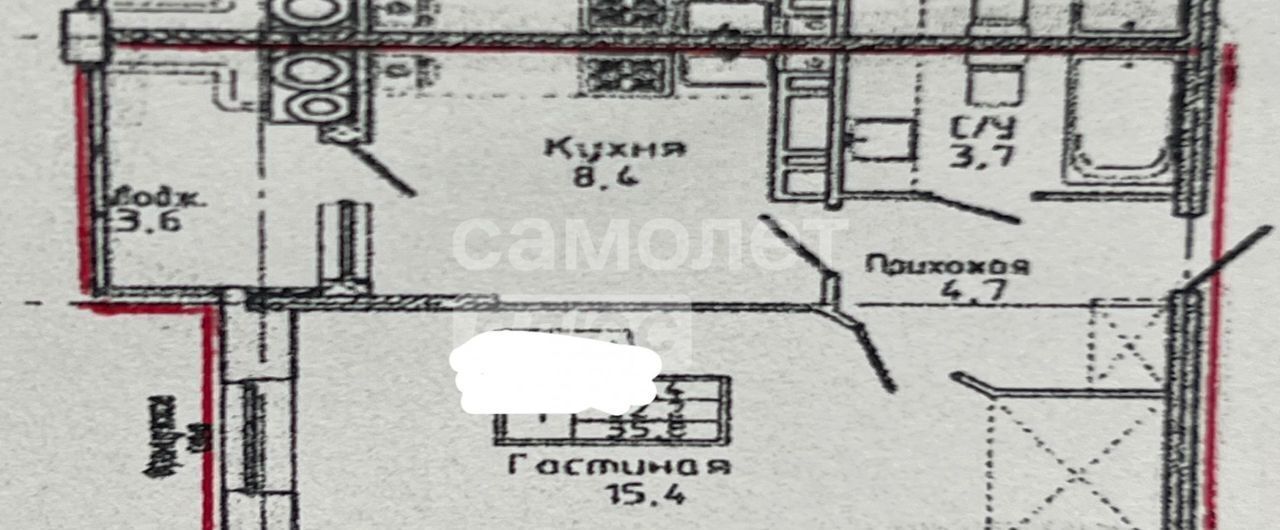 квартира г Ставрополь р-н Промышленный ул Матрёны Наздрачёвой 3/3к 1 фото 17