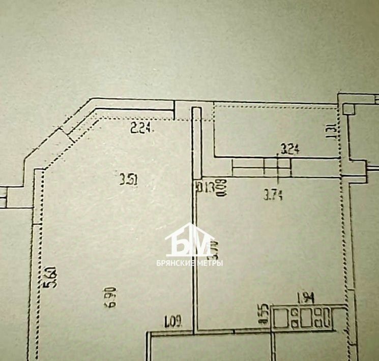 квартира г Брянск р-н Советский ул им А.Ф.Войстроченко 6 фото 16