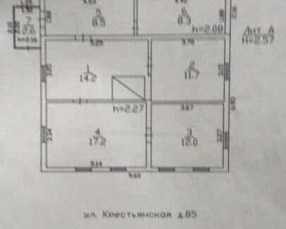 дом р-н Сосновский с Долгодеревенское ул Крестьянская 85 Долгодеревенское сельское поселение фото 6