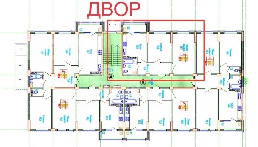 квартира г Ставрополь р-н Промышленный Юго-Западный ул Рогожникова 19/6 фото 6