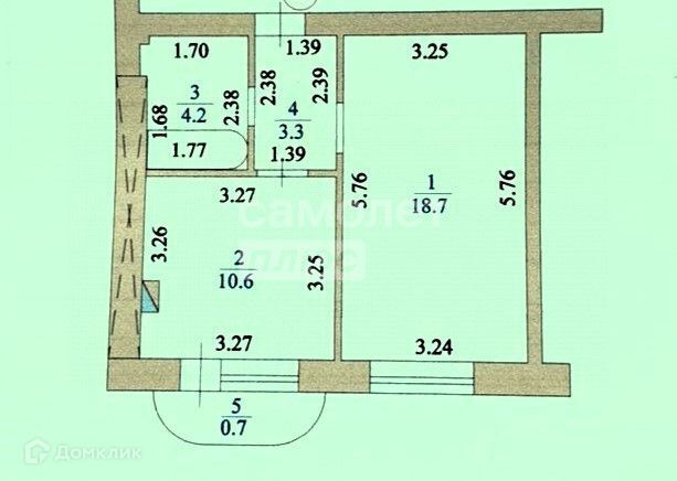 квартира р-н Ейский г Ейск ул Коммунаров 26 Ейское городское поселение фото 7