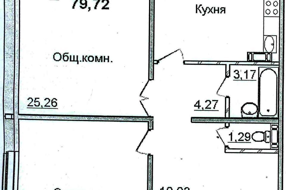 квартира г Новосибирск р-н Октябрьский Татьяны Снежиной, 46/1, Новосибирск городской округ фото 7