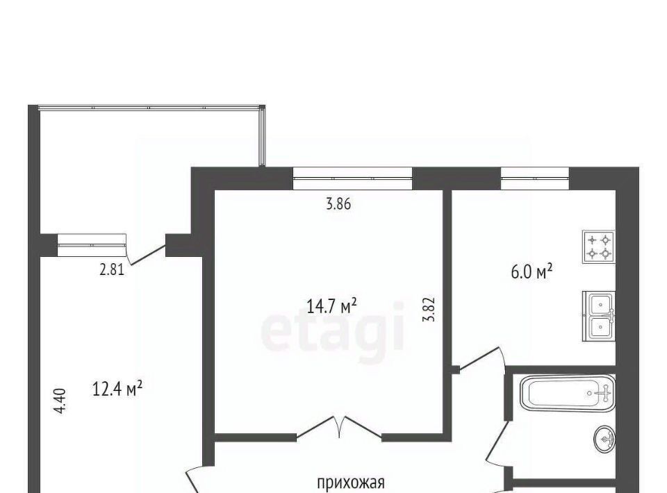 квартира г Красноперекопск ул Менделеева 48 фото 2