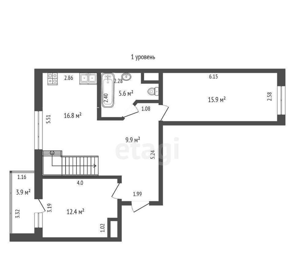 квартира г Тюмень р-н Ленинский ул Тимофея Чаркова 81к/2 фото 35