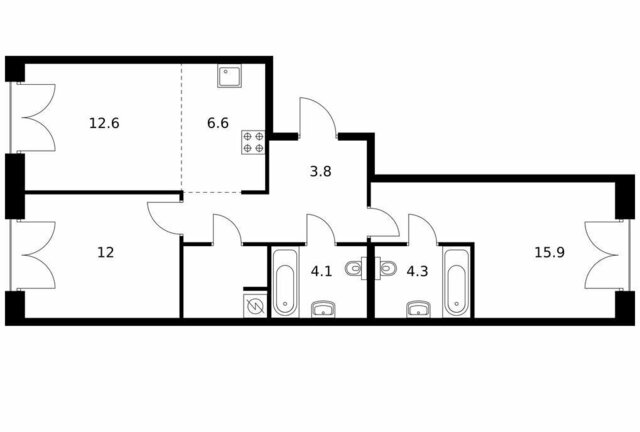 метро Балтийская ЖК Лермонтовский 54 к 2. 1 фото