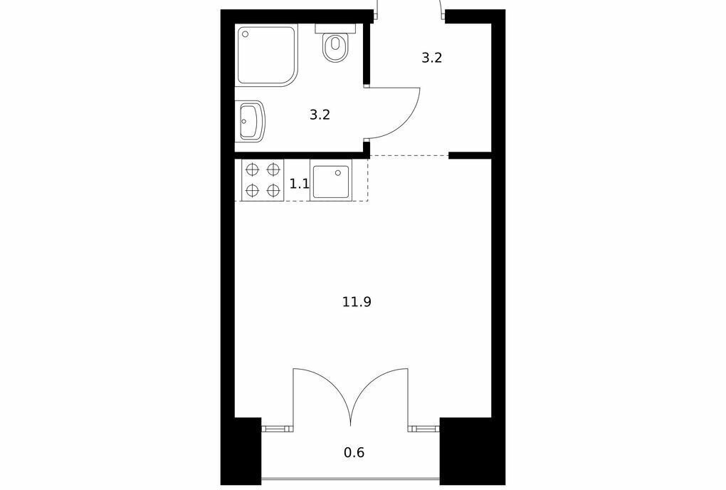 квартира г Санкт-Петербург метро Балтийская ЖК Лермонтовский 54 к 2. 2 фото 1