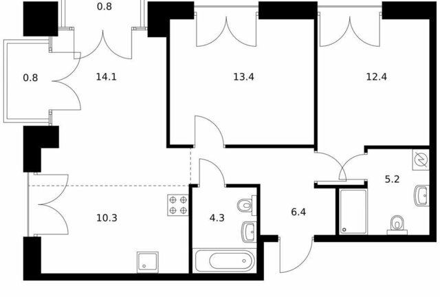 ЖК Лермонтовский 54 к 2. 2 фото