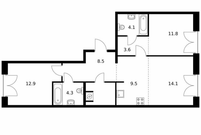 метро Балтийская ЖК Лермонтовский 54 к 2. 2 фото