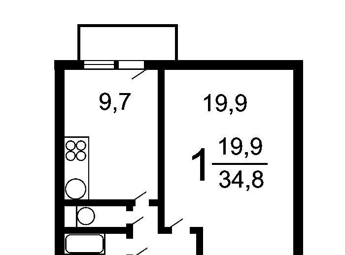 квартира г Москва ш Дмитровское 105к/2 Яхромская фото 2