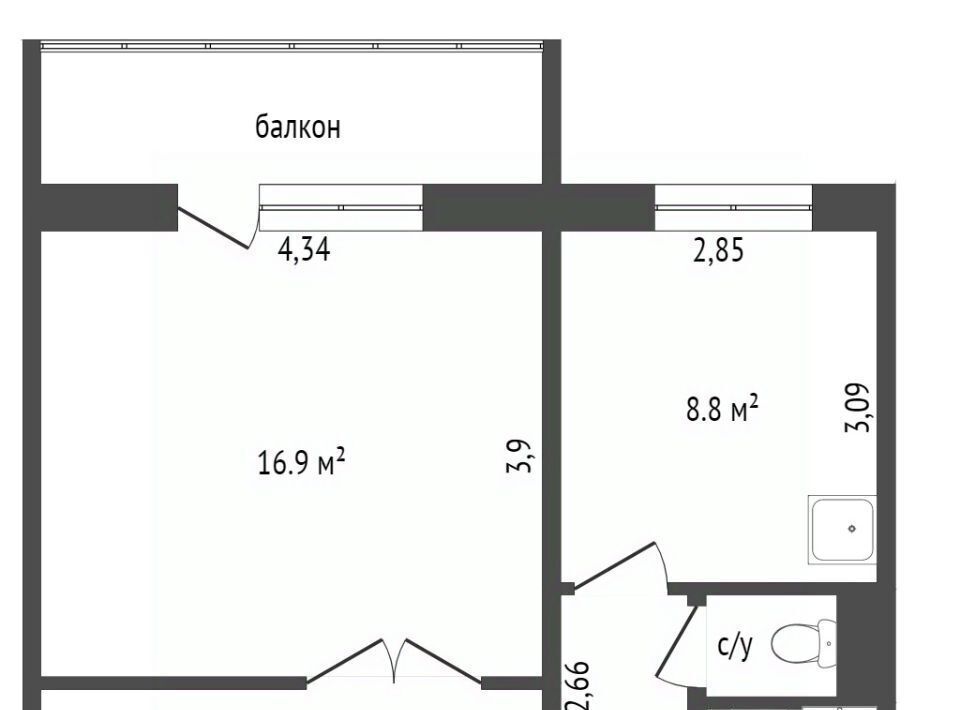 квартира г Красноярск р-н Кировский ул Кутузова 81а фото 18