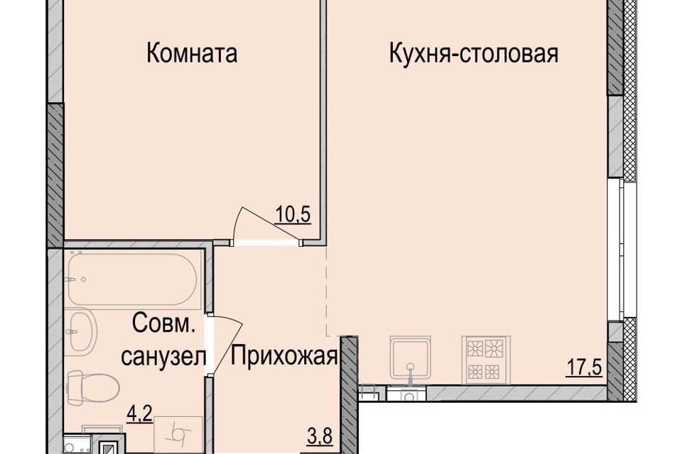 квартира г Ижевск р-н Первомайский Южный ул Промышленная 29 городской округ Ижевск фото 1