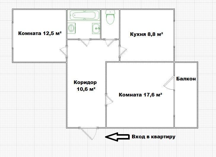 квартира городской округ Красногорск п Нахабино ул Красноармейская 4 фото 3