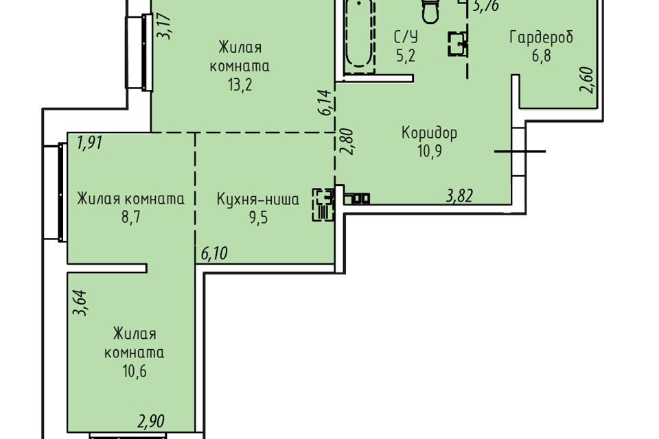 квартира г Иркутск ул Култукская 16 Иркутск городской округ фото 1