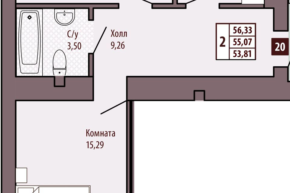 квартира г Калининград р-н Московский ул Иркутская 6 городской округ Калининград фото 1