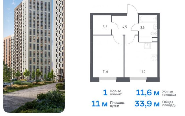 ЖК «ЭкоБунино» метро Ольховая жилой комплекс Эко Бунино, 15 фото