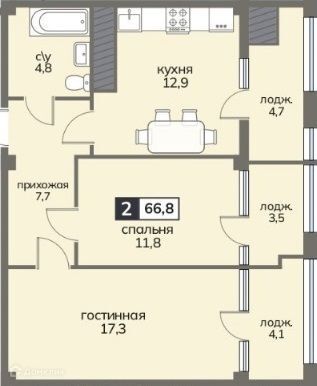 квартира г Ставрополь р-н Ленинский 204-й квартал ул Серова 468/3 Ставрополь городской округ фото 1