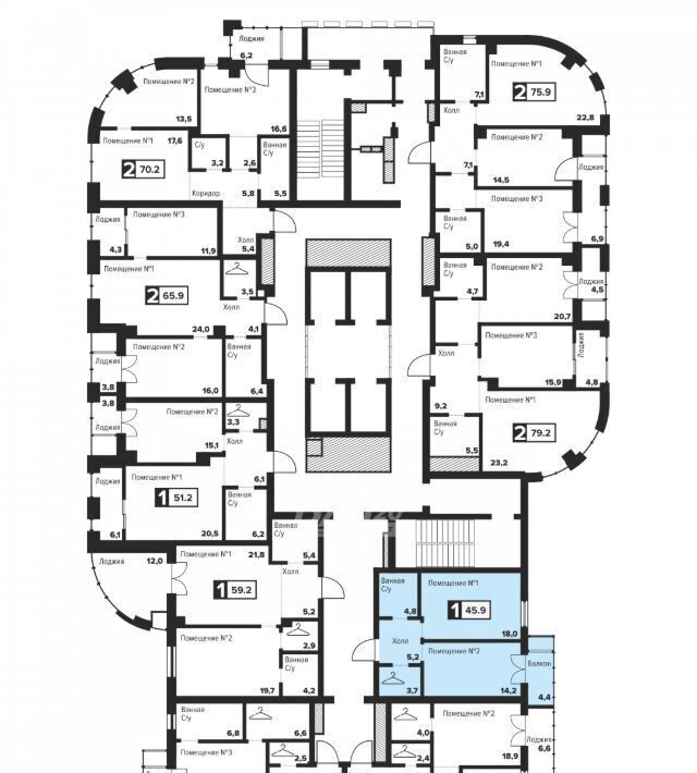 квартира г Челябинск р-н Центральный ул Труда 157а фото 8