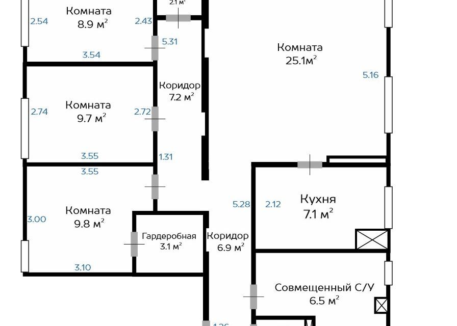 квартира г Москва ул Доватора 13 Центральный административный округ фото 2