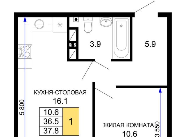 р-н Прикубанский ЖК «Дыхание» фото