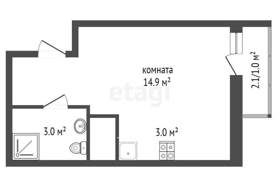 квартира г Долгопрудный ул Парковая 52 ЖК «Бригантина» Долгопрудный городской округ фото 7