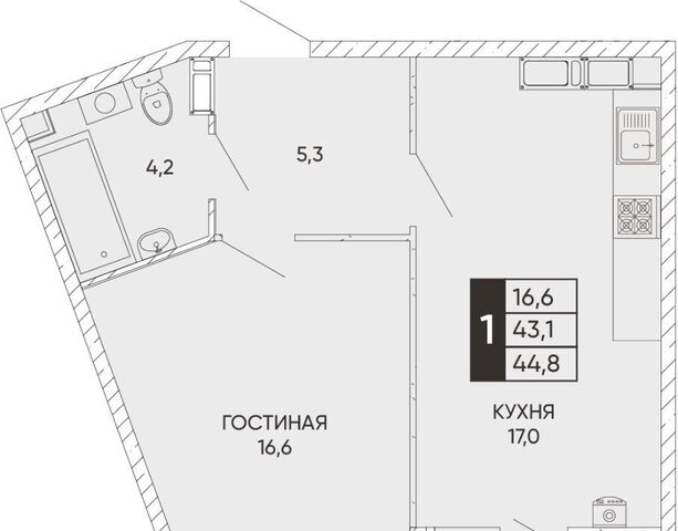 р-н Кировский дом 6/6с 1 фото