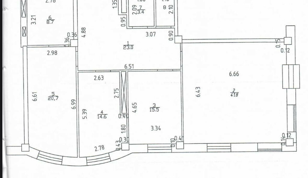 квартира г Казань р-н Вахитовский Суконная слобода ул Хади Атласи 9 фото 29